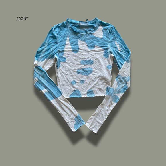 Patterned Long Sleeve Top - Picture 3 of 4